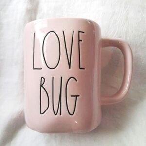 Rae Dunn Artisan Collection by Magenta LOVE BUG pink Mug